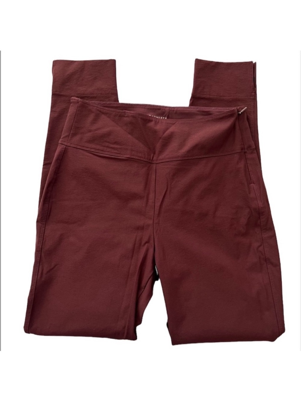 Athleta Wander slim ankle pants burgundy size 2 - Picture 5 of 6